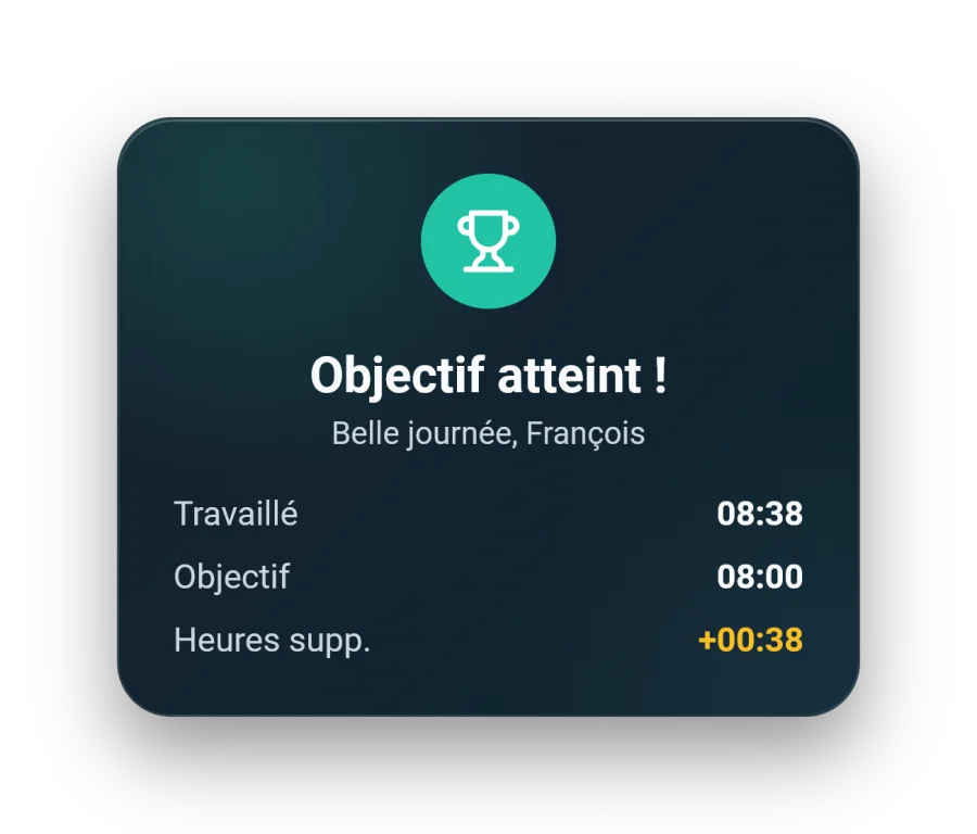 Votre première journée commence maintenant.